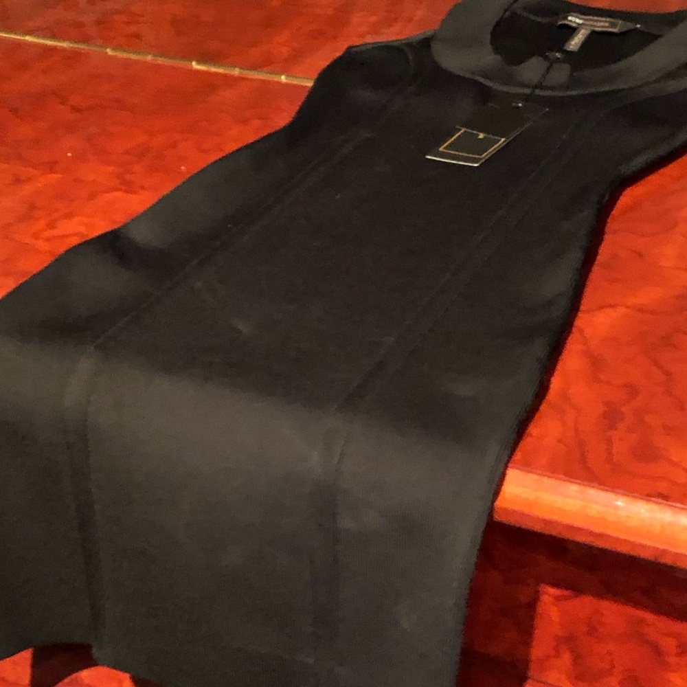 BCBG MaxAzria Black silk dress. Small. NWT.